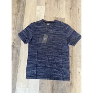 VRST Shirt Mens Small Blue Heather Short Sleeve Lightweight Athletic Pocket Tee